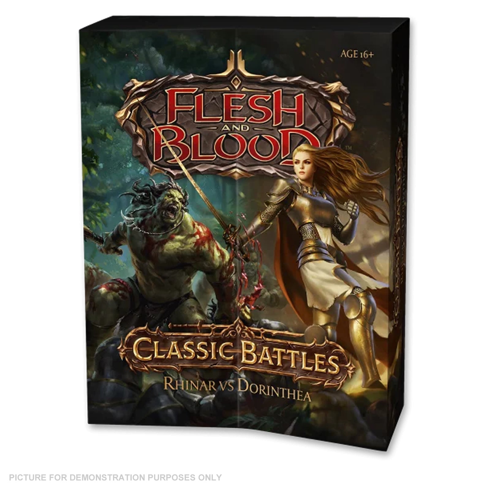 Flesh and Blood Classic Battles Rhinar vs Dorinthea